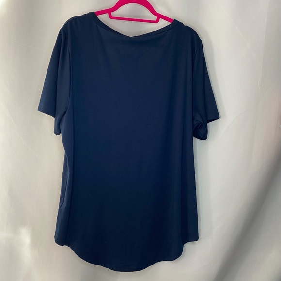 Navy Blue Christy Tunic. Large, NWT - Picture 3 of 4